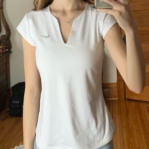 White nike shirt!